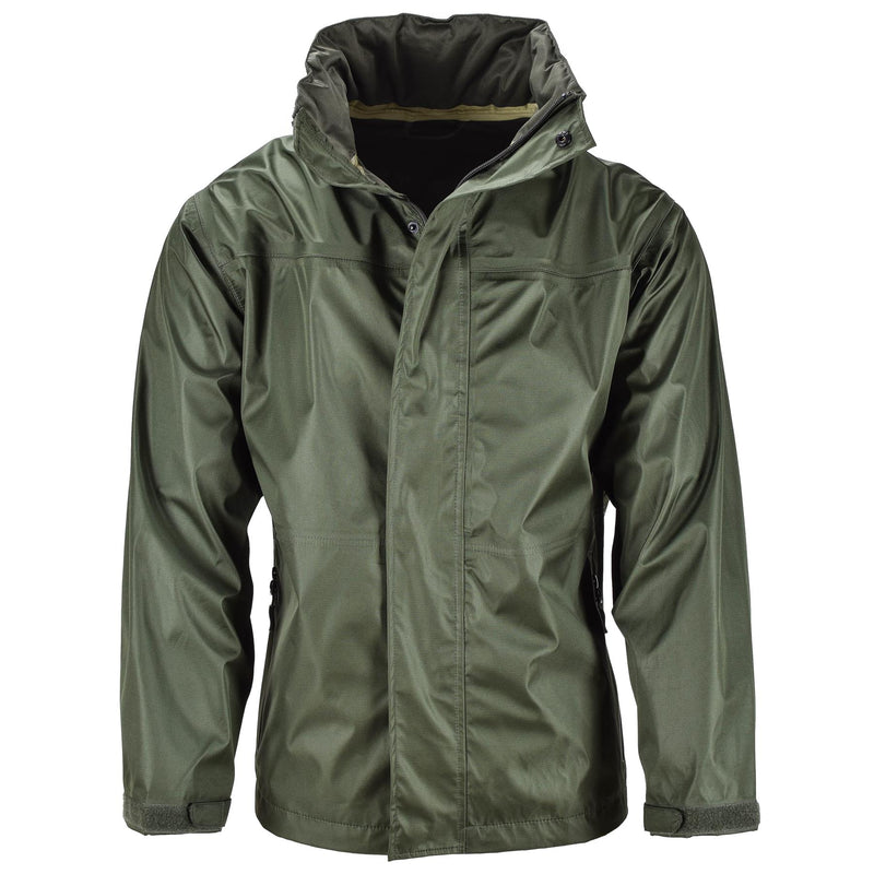 Chaqueta de marca mil-tec oliva verde agua impermeable