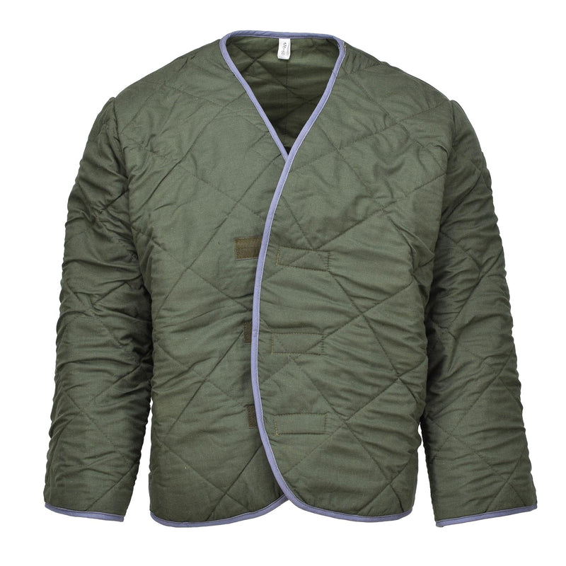 Liner de revestimiento térmico de oliva militar checo original