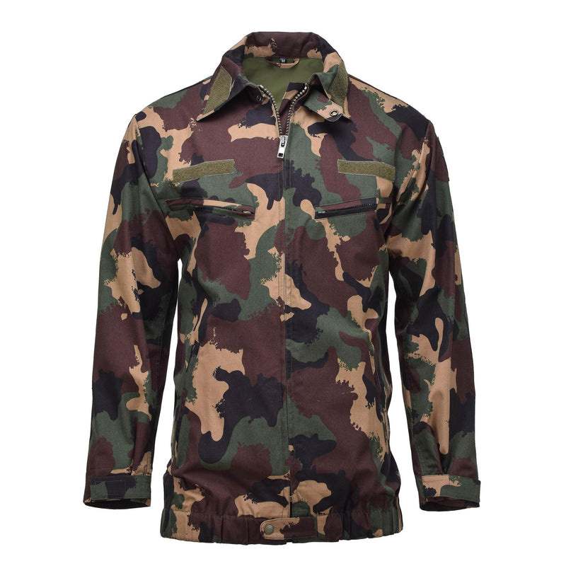 Chaqueta de campo militar húngara original M1990 Camisas de bosque de cuatro colores NUEVOS