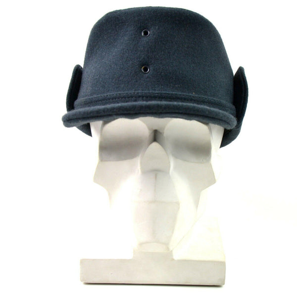 Hombo de invierno de lana del ejército sueco original. Capa de invierno de Suecia Azul