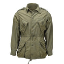 Chaqueta de campo original del ejército canadiense Algodón Excedente militar Verde oliva