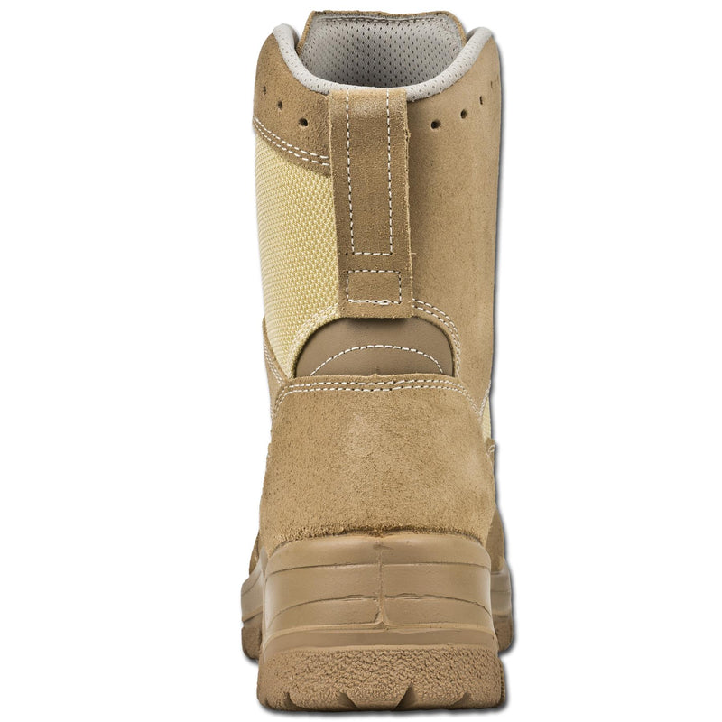 Botas tácticas militares alemanas originales impermeables de caucho de color caqui ronda suela nueva