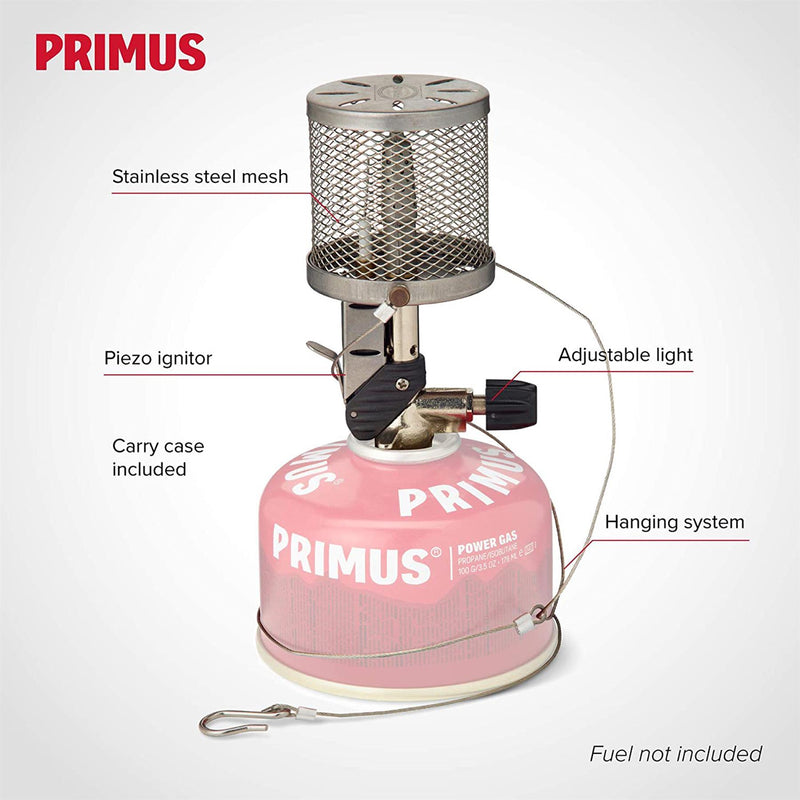 Sistema de colgación de encendido brillante de la lámpara de gas primus micron micron
