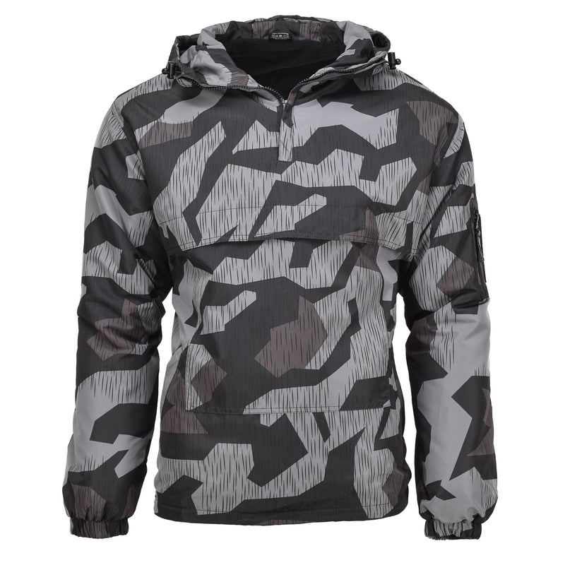 Mil-Tec Anorak Chaqueta Splinter Night Camuflage Capeta de viento Sportswear