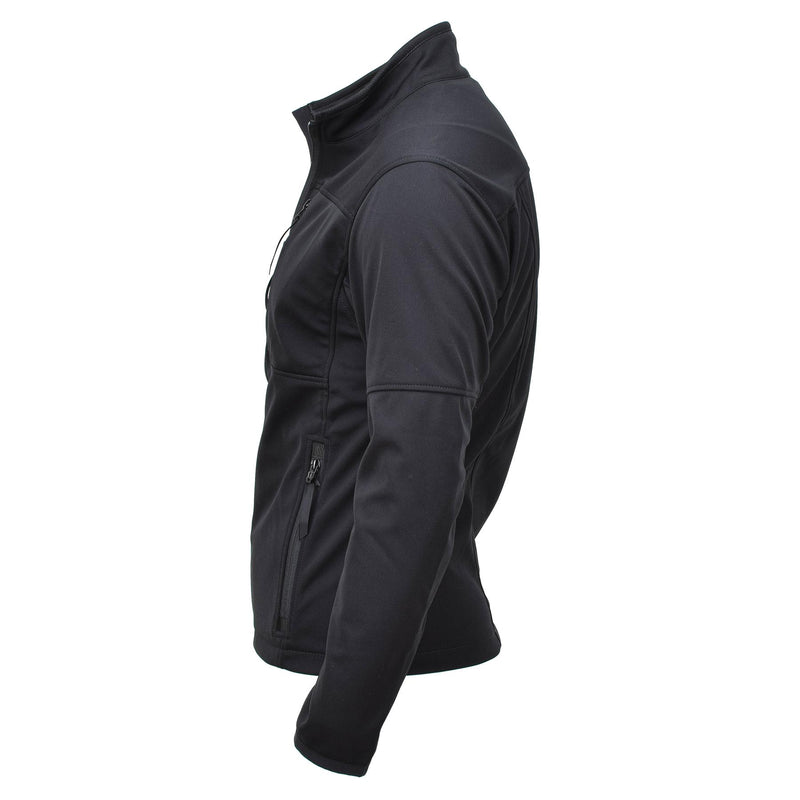 Chaqueta de viento de estilo militar a prueba de viento gore-tex membrana impermeable negro