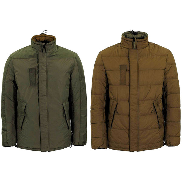 Chaqueta reversible del ejército holandés aceituna térmica od coyote clima frío softie nuevo