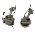 EARMOR M16A ARC Adaptador de riel para casco Serie PLUS Protector auditivo Coyote Brown