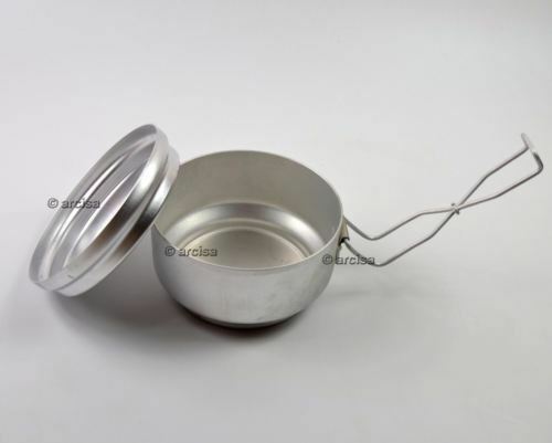 Czeco Cz Kit de cocinero de aluminio del ejército Bushcraft Camp Kit de desorden de aluminio