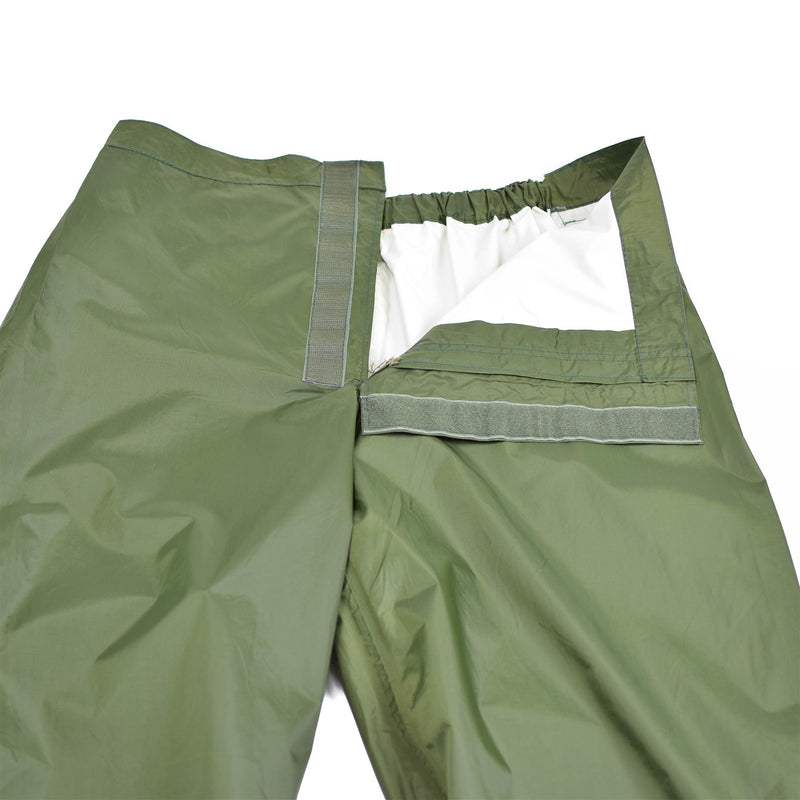 El verdadero ejército danés de los pantalones de clima húmedo de los pantalones de lluvia impermeables Dinamarca