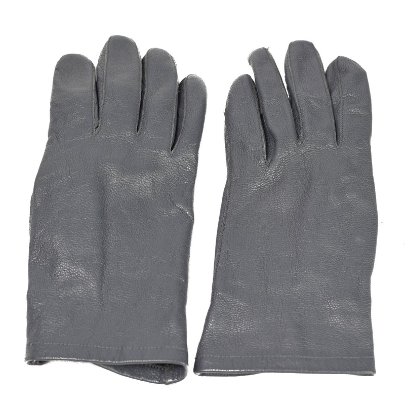 Guantes de cuero del ejército de Alemania Original Guantes grises Tácticos Tactical Surfall Problema