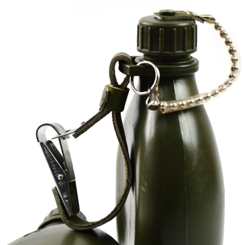 Original suecia del ejército sueco del ejército cinturón de la botella de agua de la botella de agua. 1 por ciento
