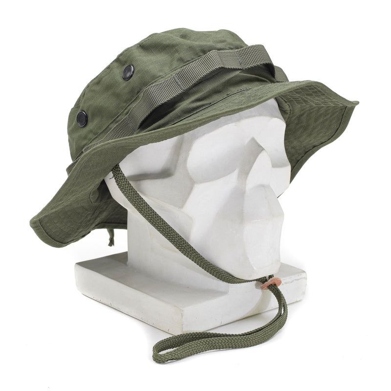 Mil-Tec Brand Military Style Ripstop Olive Boonie Hat Caping Ligeweight Camping Cap