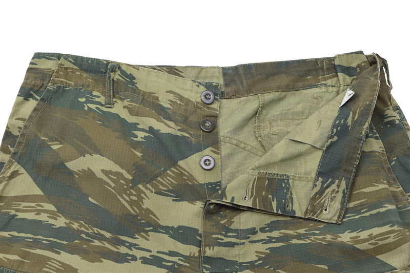 Genuino ejército griego Bdu Pants Lizard Camo Ripstop Grecia Surfuler Militar