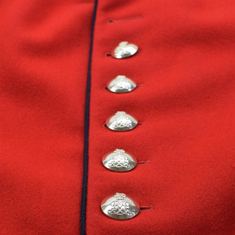 Túnica original de la chaqueta militar británica Túnica Roja Servicios de caballería Troopers Nuevo