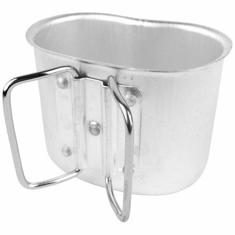 Botella de agua de cantina M1 de estilo del ejército de EE. UU. Con taza de cubierta y clips de Alice Militares de los Estados Unidos