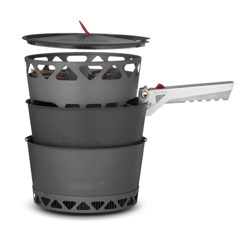 Primus Primetech Camping Stove Juego de 1.3 litros para cocinar olla de ebullición al aire libre