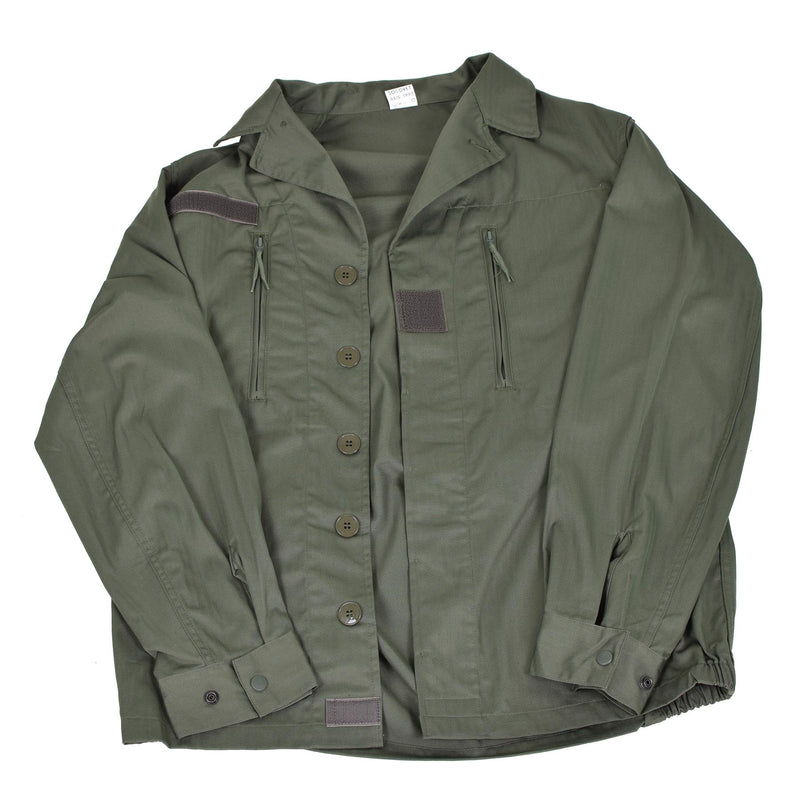 Genuino ejército francés F2 Combat Jacket Problema militar Camisa excedente Olive OD NUEVO