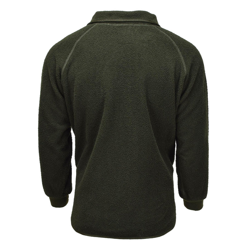 Chaqueta de vellón militar holandesa original suave suave clima frío