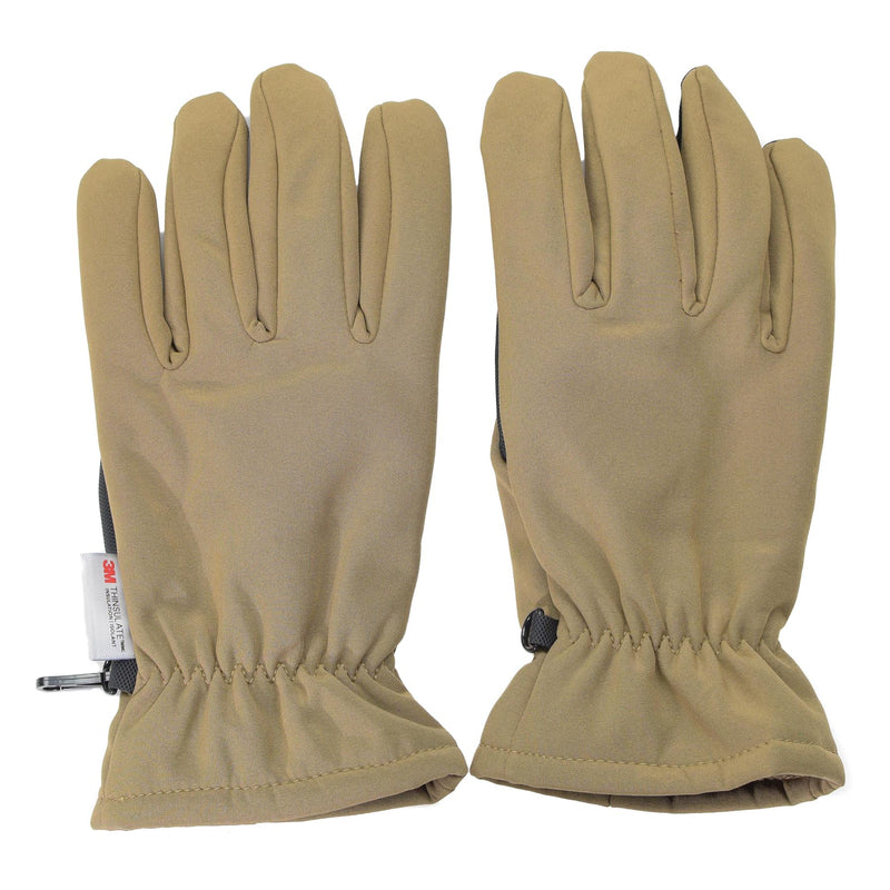 Guantes Mil-Tec Softshell Thinsulate ™ Lineo Coyote Winter Mens Táctico Térmico