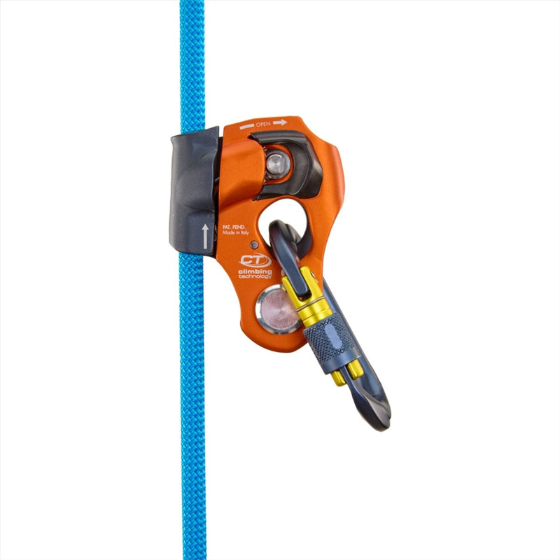Tecnología de escalada CRIC Progress Capture Polea de aluminio Acero inoxidable Orange