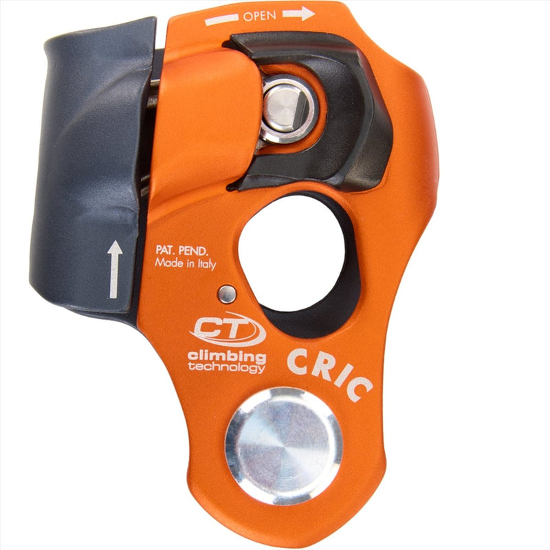 Tecnología de escalada CRIC Progress Capture Polea de aluminio Acero inoxidable Orange