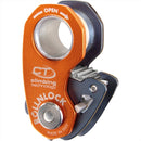 Climbing Technology ROLLNLOCK Dispositivo de polea Abrazadera de cuerda Dispositivo 3 en 1 Naranja