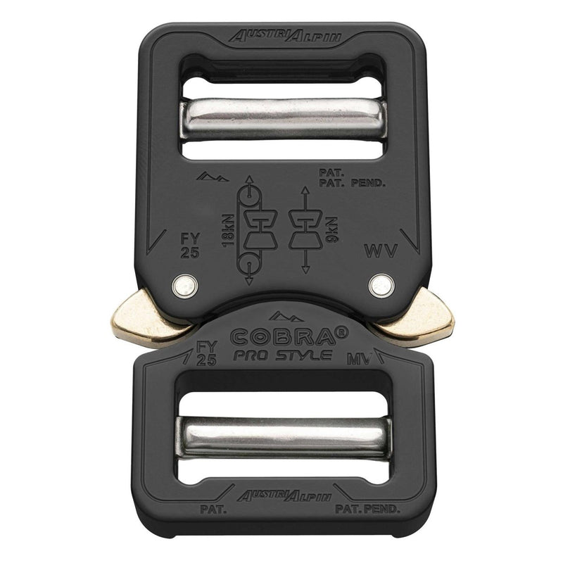 Hebilla de cinturón de estilo Cobra Pro 25 mm Liberación rápida de aluminio de servicio pesado