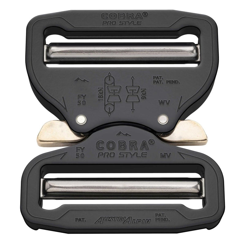Hebilla del cinturón de estilo Cobra Pro 50 mm de liberación rápida de aluminio de servicio pesado
