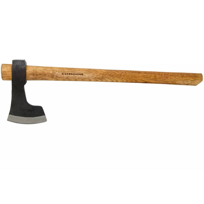 Hacha Condor Bushcraft Tomahawk con mango de nogal y hoja de acero al carbono 1060 a prueba de golpes para uso en exteriores