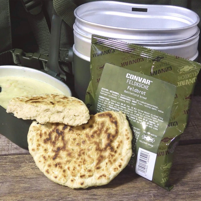 Mezcla de pan de campo CONVAR Comida de emergencia para acampar al aire libre de larga vida útil - GoMilitar