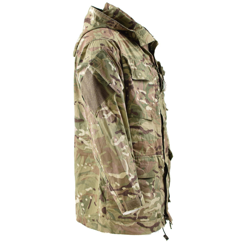 Genuine British Ejército Militar Combat MTP Chaqueta Parka Smock a prueba de viento con capucha