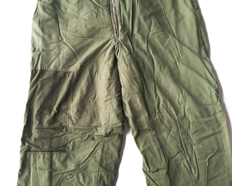 Pantalones del ejército sueco genuino aislados Pantalones térmicos verdes