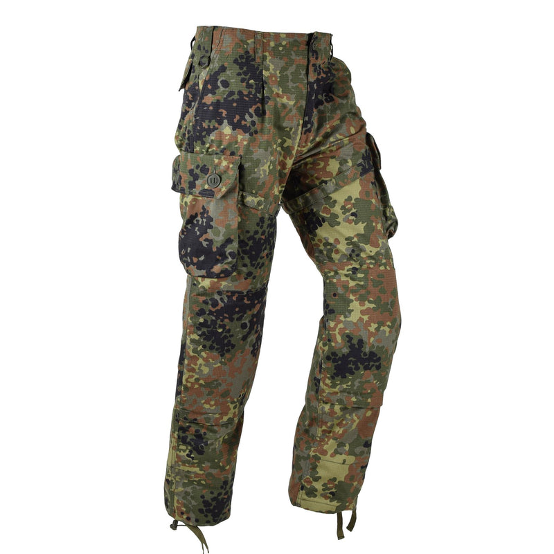 Tacgear Brand Alemán Estilo del ejército Alemania Combate Combate Pants Flecktran CAMO RIPSTOP
