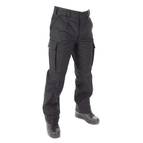 El verdadero ejército alemán emite pantalones de piel de moles combate de campo bw pantalones negros nuevos
