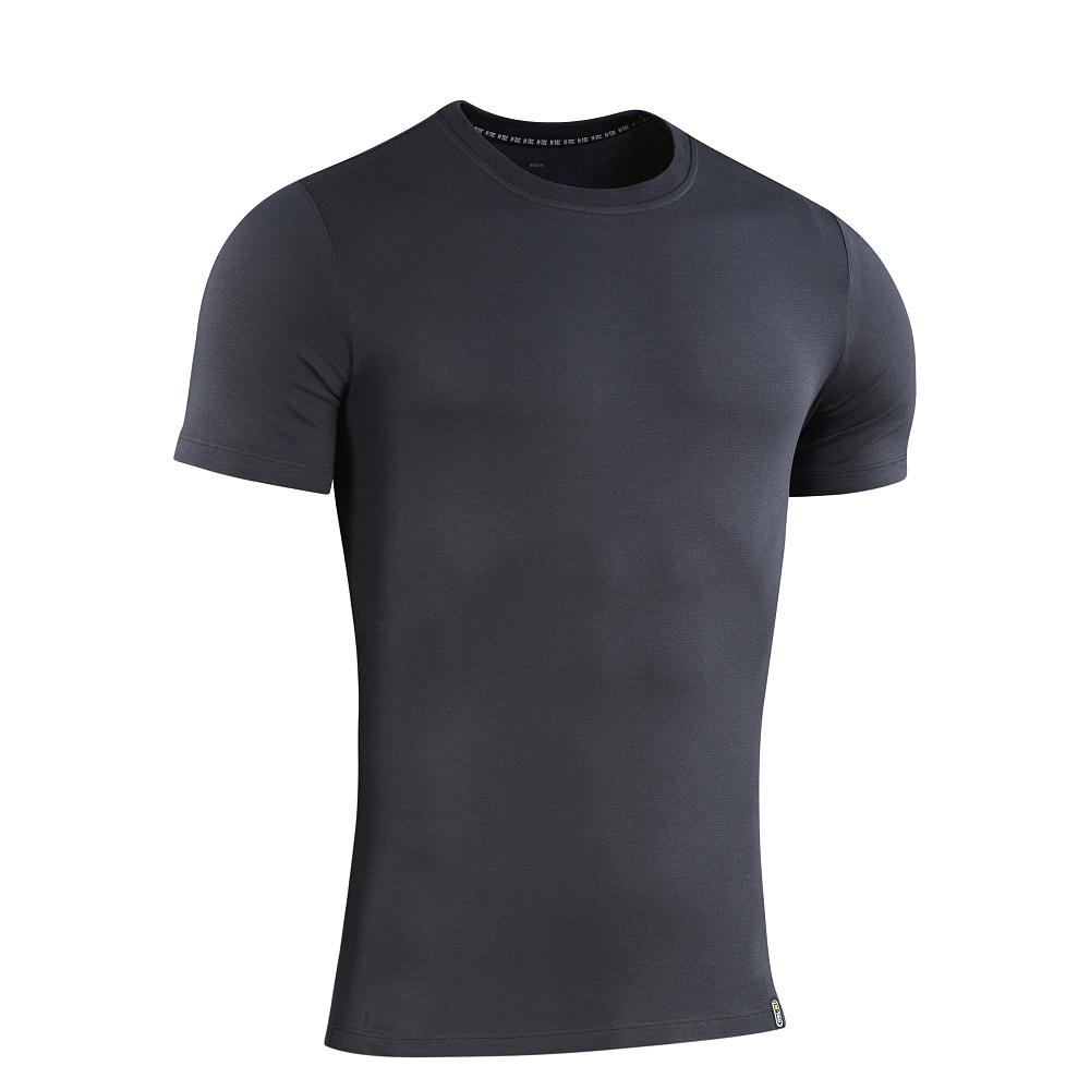 M-TAC 93/7 Camiseta Verano Algodón Ligero Elástico Manga Corta Gris Oscuro