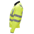 Chaqueta de alta visibilidad para voluntarios de la comunidad escocesa original Ropa de trabajo amarilla reflectante