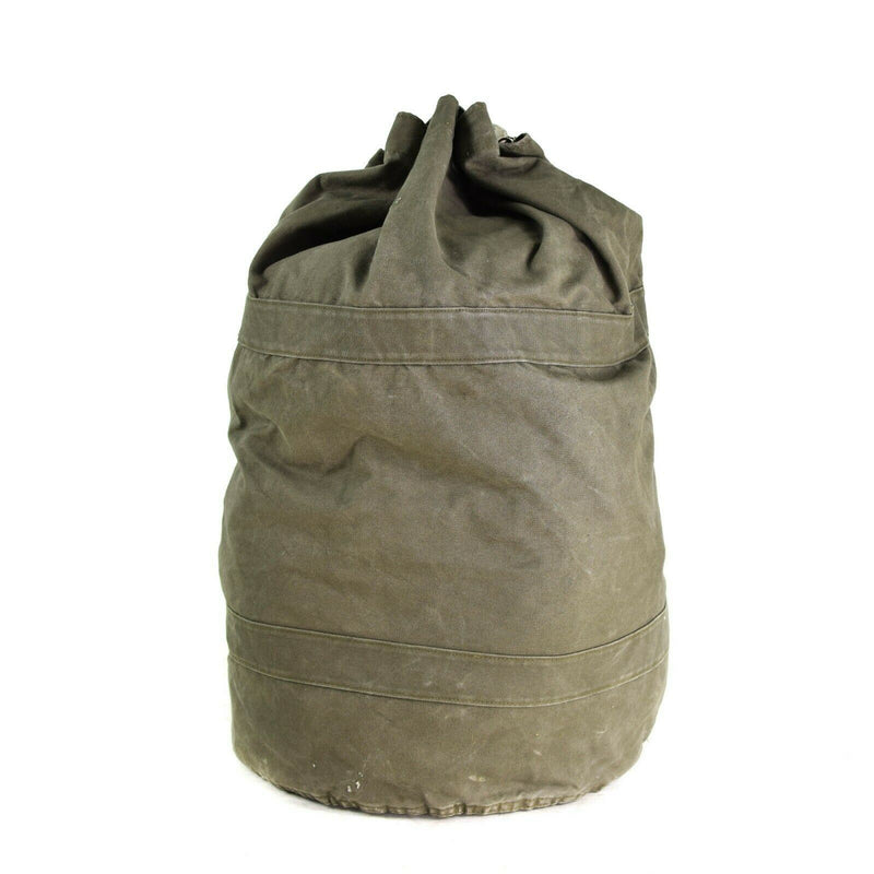 Genuino bolso de lona del ejército alemán del ejército w correas de hombro