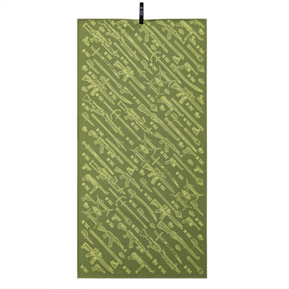 M-TAC Toalla de Microfibra 150x75cm Secado rápido Viajes al Aire Libre Camping Verde