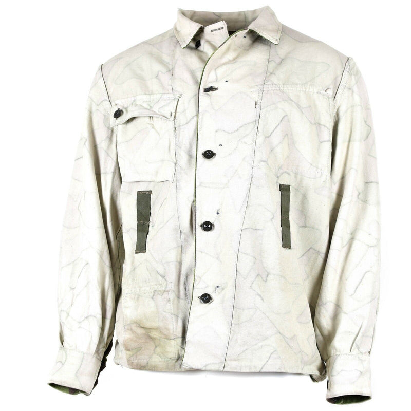 Uniforme de camuflaje del ejército finlandés original M-62 Chaqueta de traje reversible Tamaños grandes