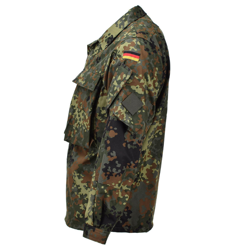 Leo Kohler Combat Military Flecktarn Camo camisas tácticas Fuerzas del ejército Tropas