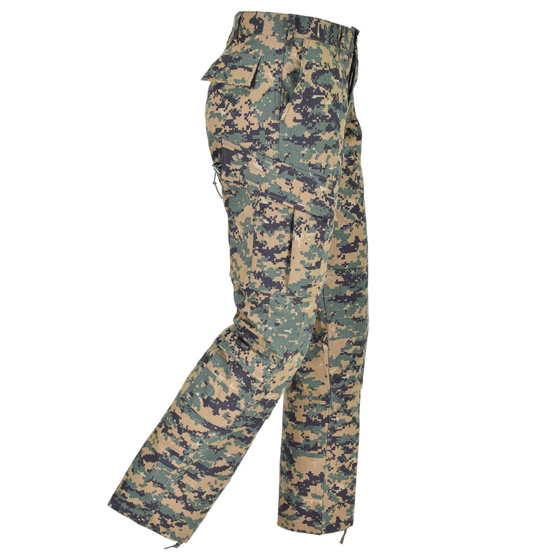 Mil-Tec Brand de U.S. Ejército Digital Woodland Pantalones de camuflaje Trop de tropas de campo