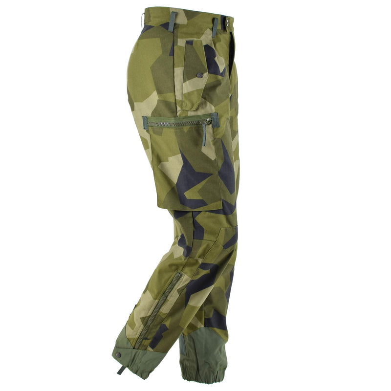 Pantalones militares suecos M90 Splinter Splinter Camuflaje Combate Combate Bdu Bdu