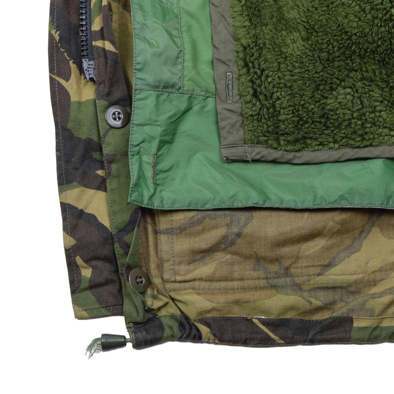 Parka militar impermeable del ejército holandés original M65 con trilaminato de forro