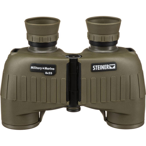 Steiner binoculars marine militar 8x25 oliva óptica de caza de enfoque automático de oliva
