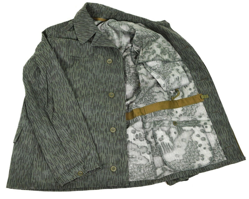 Combate militar del ejército checo original M60 Jacket de campo Parka Drop de lluvia Camuflaje