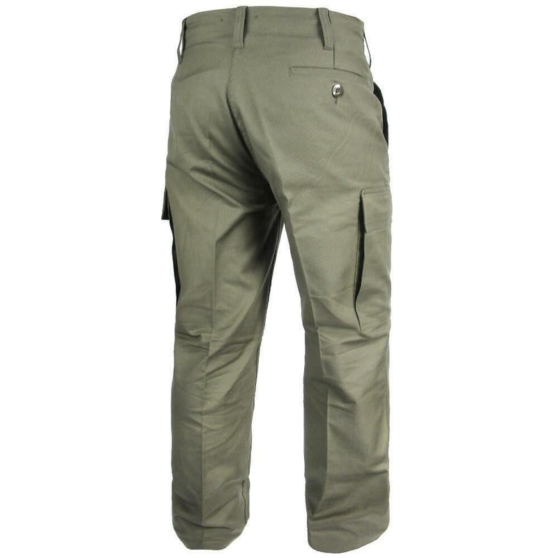 El verdadero ejército alemán emita pantalones de piel de moles de campo de campo de campo BW Olive pantalones Nuevos
