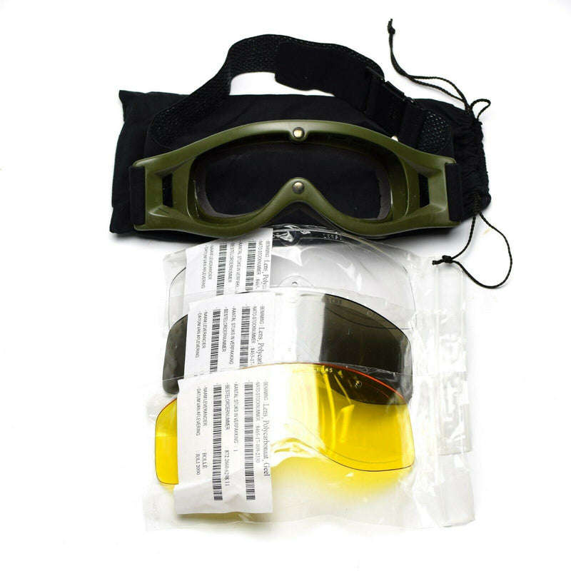 Genuino holandés gafas gafas protección ocular vidrio solar arena viento nuevo