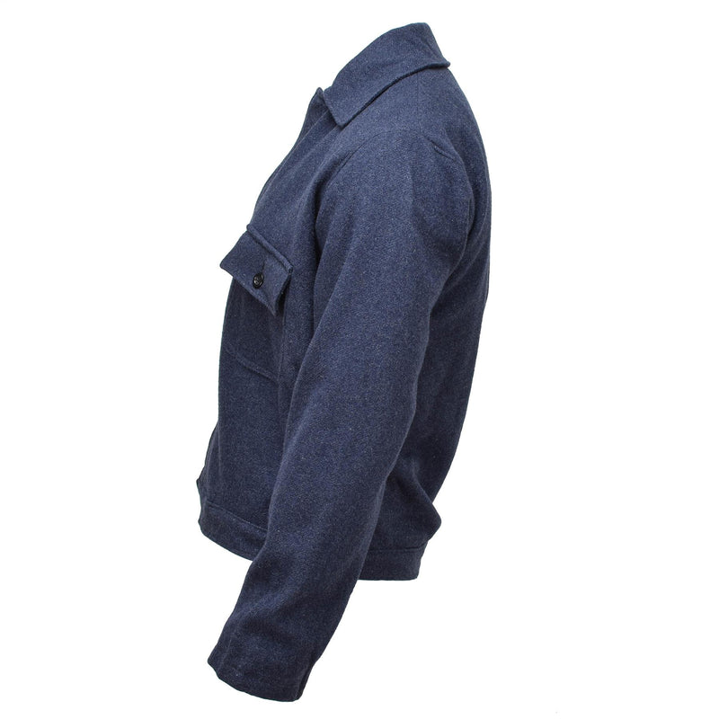 Original italiano ejército italiano chaqueta ike chaqueta blusa de lana chaqueta uniforme azul