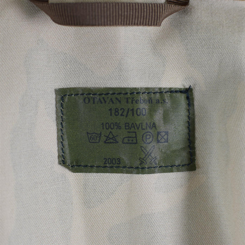 Chaqueta parka a prueba de viento original del ejército checo bdu desert camo excedente militar nuevo
