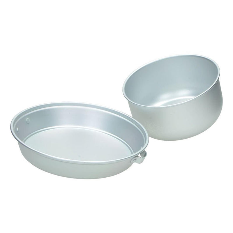 Juego de estufa de campamento Mil-tec kit de cocina al aire libre quemador de alcohol sartén de aluminio